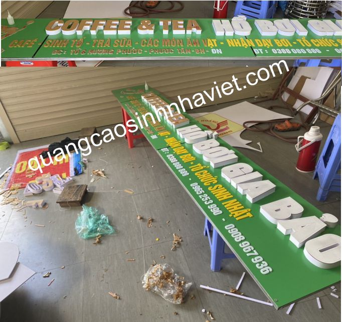 Bảng hiệu alu gia bảo biên hòa - Đồng Nai