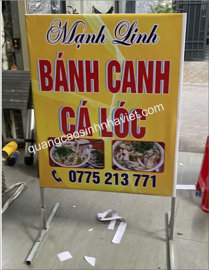 Bảng hiệu quán ăn tam phước Đồng Nai