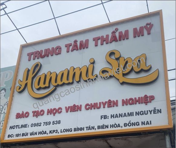 Báo giá thi công bảng hiệu alu chữ nổi led âm tại đồng nai