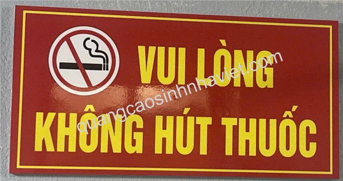 bảng mica cấm hút thuốc tại Trấn Biên, Biên Hòa