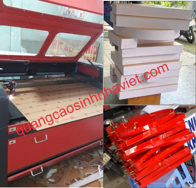 máy cắt Laser cắt chữ nổi mica Đồng Nai