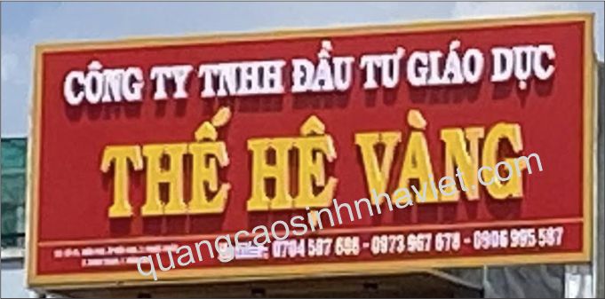 báo giá làm bảng hiệu quảng cáo alu chữ nổi tại Nhơn Trạch
