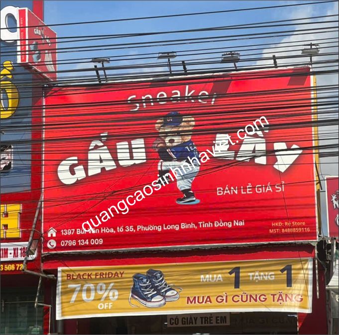 giá làm bảng hiệu quang cáo hiflex tại Biên Hòa
