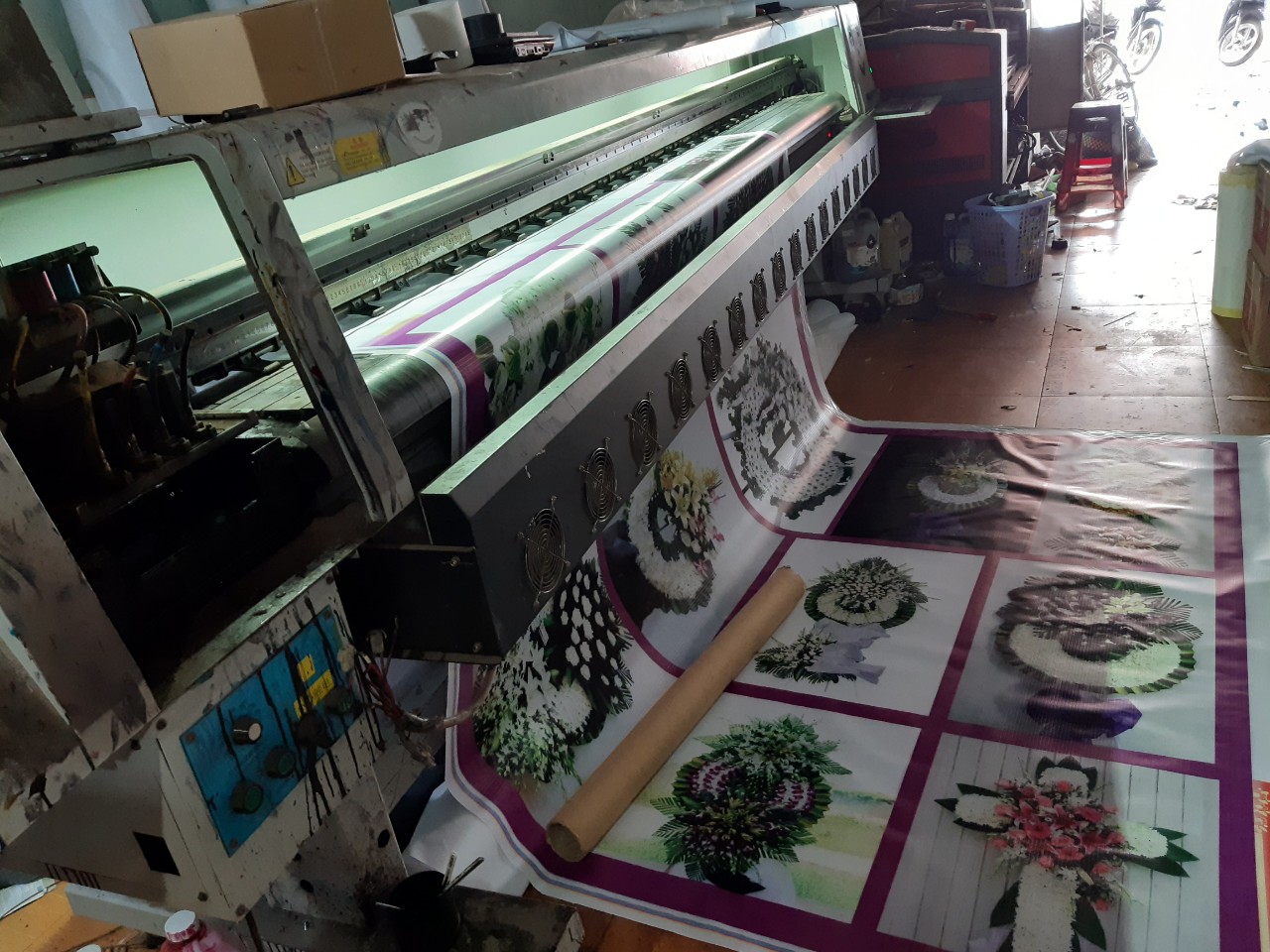 in băng rôn, in bạt dày 3zem6 4 pass đẻ làm bảng hiệu quảng cáo