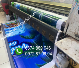 In băng rôn quảng cáo tại Vĩnh Cửu, Đồng Nai