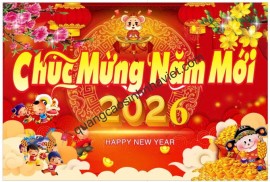 in banner, băng rôn, phông bạt tết tại Biên Hòa