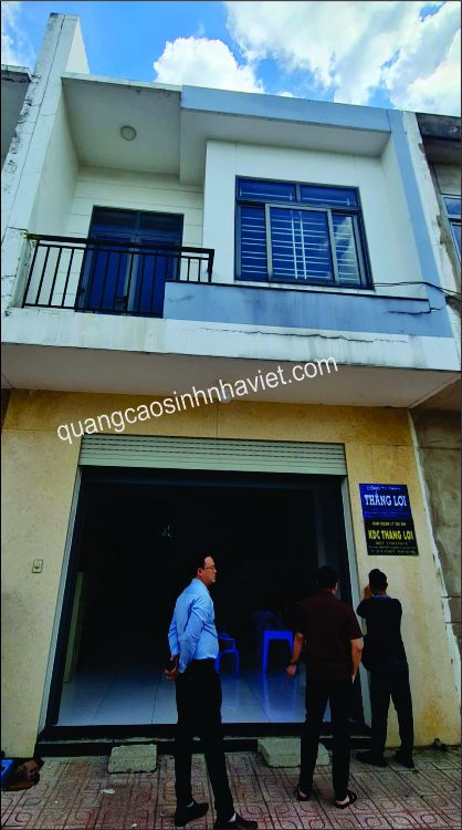 khảo sát trước thi công bảng hiệu alu Đất Xanh - Biên Hòa