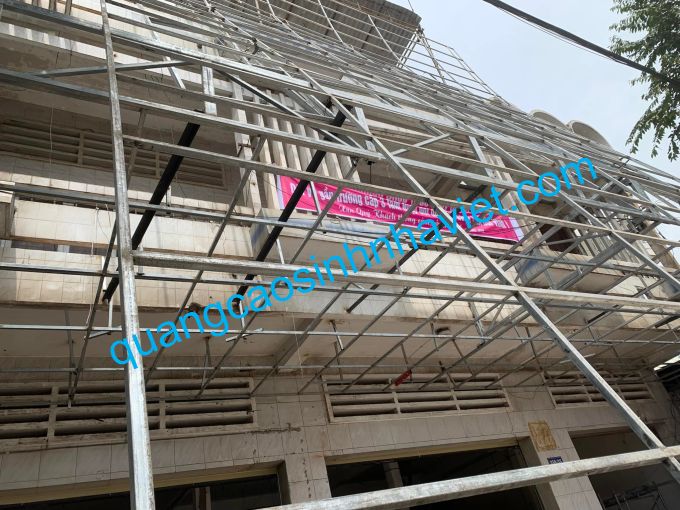 Khung sắt mặt dụng bảng hiệu TJC Biên Hòa - Đồng Nai