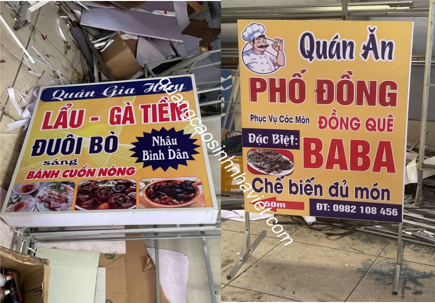 Làm Bảng Hiệu Quảng Cáo Cho Quán Ăn Tại Biên Hòa