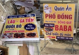 Làm Bảng Hiệu Quảng Cáo Cho Quán Ăn Tại Biên Hòa