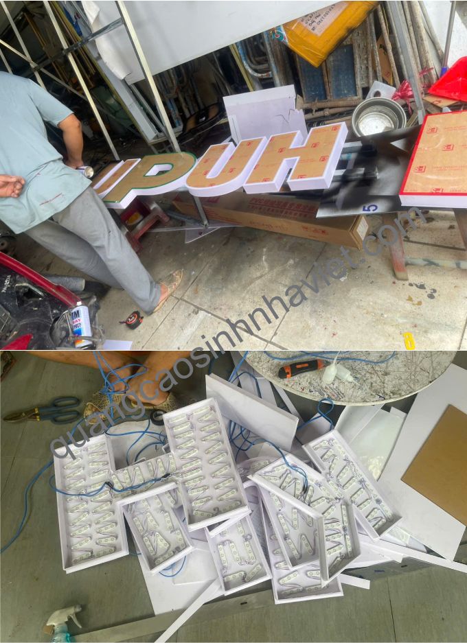 XƯỞNG GIA CÔNG CHỮ NỔI LÀM BẢNG HIỆU ALU BIÊN HÒA