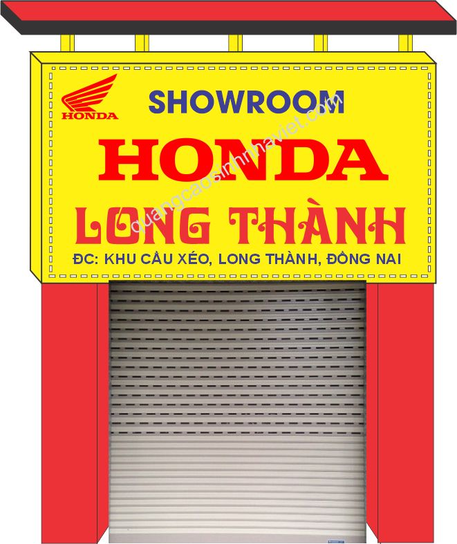 Mẫu thi công bảng hiệu Alu Long Thành, Đồng Nai