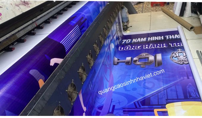 máy in bạt hiflex khổ lớn Sinh Nhà Việt - Biên Hòa