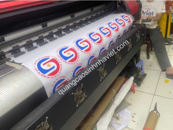 Máy in decal dán kính xương in Sinh Nhà Việt Biên Hòa