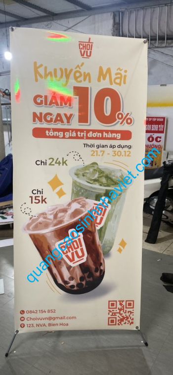 pp standee cà phê Biên Hòa