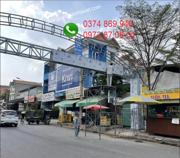 Thi công bảng hiệu alu chữ decal tại Long Hưng (Long Bình Tân cũ), Đồng Nai