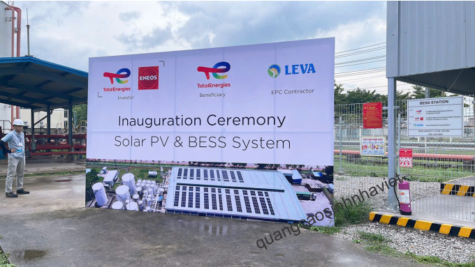 Thi công backdrop lễ khánh thành tại KCN Gò Dầu, Đồng Nai